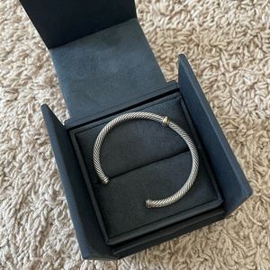 David Yurman Sterling Silver and 18kt Gold